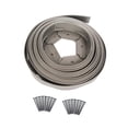 thumbnail image 4 of Borde de jardín Borde de jardín Valla de borde de jardín, Instalación sencilla, Accesorio, Borde de césped Borde de paisaje para exteriores Gris 5cmx5cm, 4 of 8