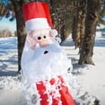 thumbnail image 4 of In the Breeze 5226 — Santa 3D Windsock — Fun St. Nick Holiday Christmas Outdoor Porch Decoration, 4 of 11