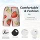thumbnail image 3 of Fotbe Strawberries Traje de Baño para Hombre – Shorts de Natación de Secado Rápido con Forro y Bolsillos-Large, 3 of 6