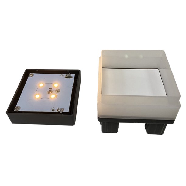 Lámpara Control de interruptor a prueba de agua con brillo automático de luz ambiental solar LED para jardín Tmvgtek Para estrenar