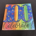 thumbnail image 2 of Celebrate 100 Years Beverage Napkins  16 Pack, 2 of 5
