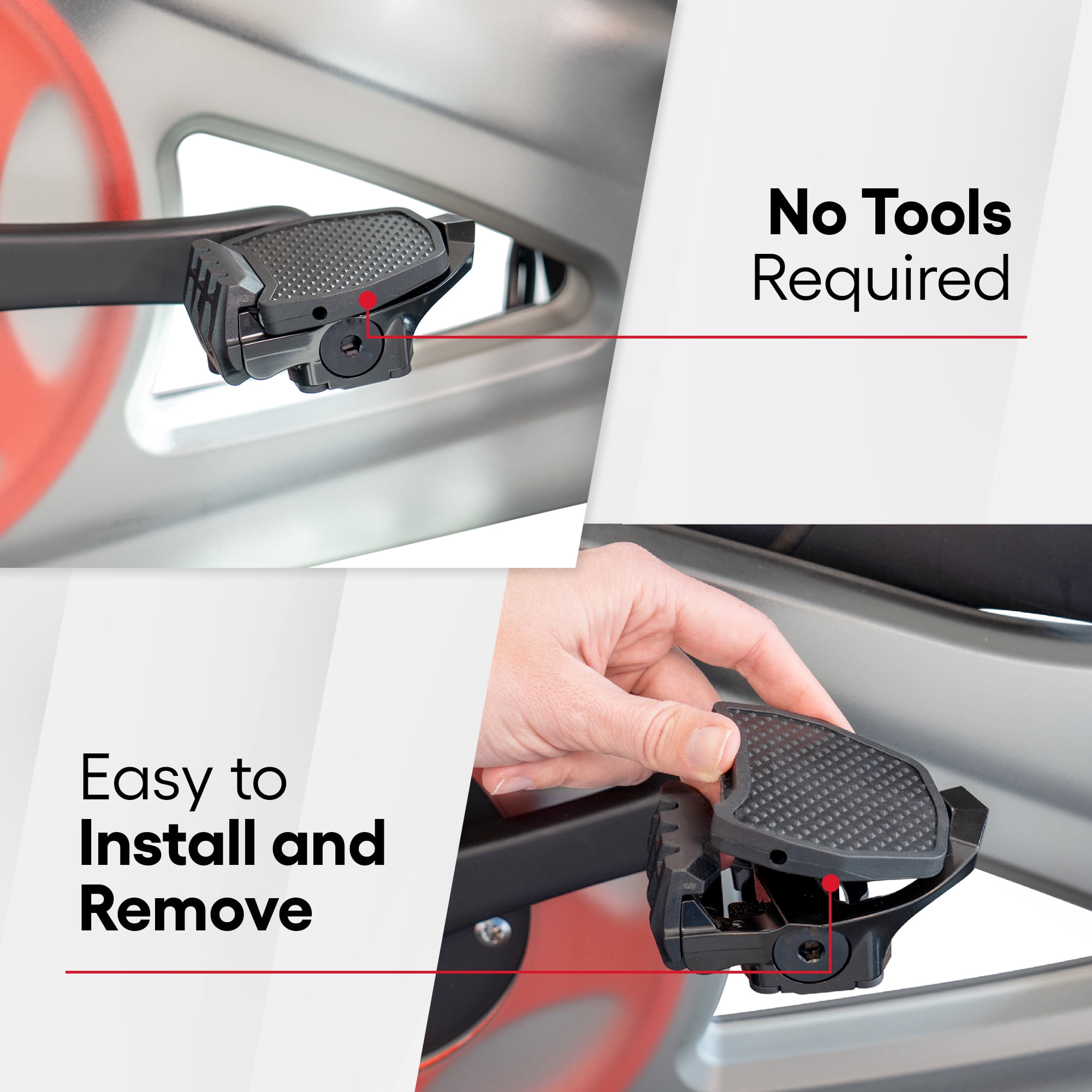 TrubliFit Peloton Pedal Converters - Ride With Regular Sneakers On Peloton Bike & Bike+