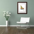 thumbnail image 3 of Trademark Fine Art "Idaho State Map-1" Canvas Art by Marlene Watson, White Matte, Wood Frame, 3 of 4