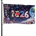thumbnail image 1 of Yanonmyfd 2026 Soccer Flag World Football Cup Flags 3x5 Ft Outdoor Indoor Garden Decorations for Game Day Celebration Decor Gifts,Celebration, 1 of 7