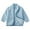 Blue, variant on CYRBOKO Fleece Jackets for Girls, Long Sleeve Lightweight Full-Zip Hoodless Kids Outerwear Blue Size 7-8 T