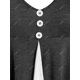 thumbnail image 3 of Tallas grandes Two Tone Empire Cintura Tish T Shirt Rosegal Mangas largas de talla grande, 3 of 5