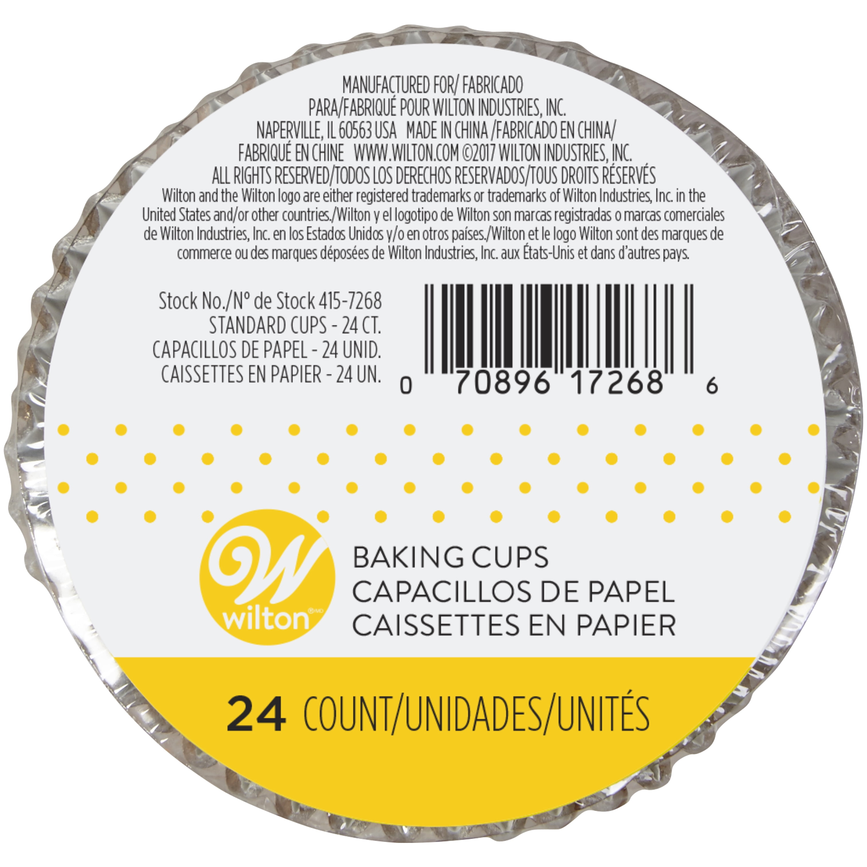 Wilton Cupcake Liners, Gold, 24 Count Walmart Inventory Checker