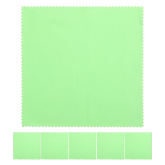 6 paños para guitarra, paños de pulido de felpa para instrumentos musicales, paños de limpieza premium para guitarra, violín, piano, clarinete, trompeta, saxo, universal, verde