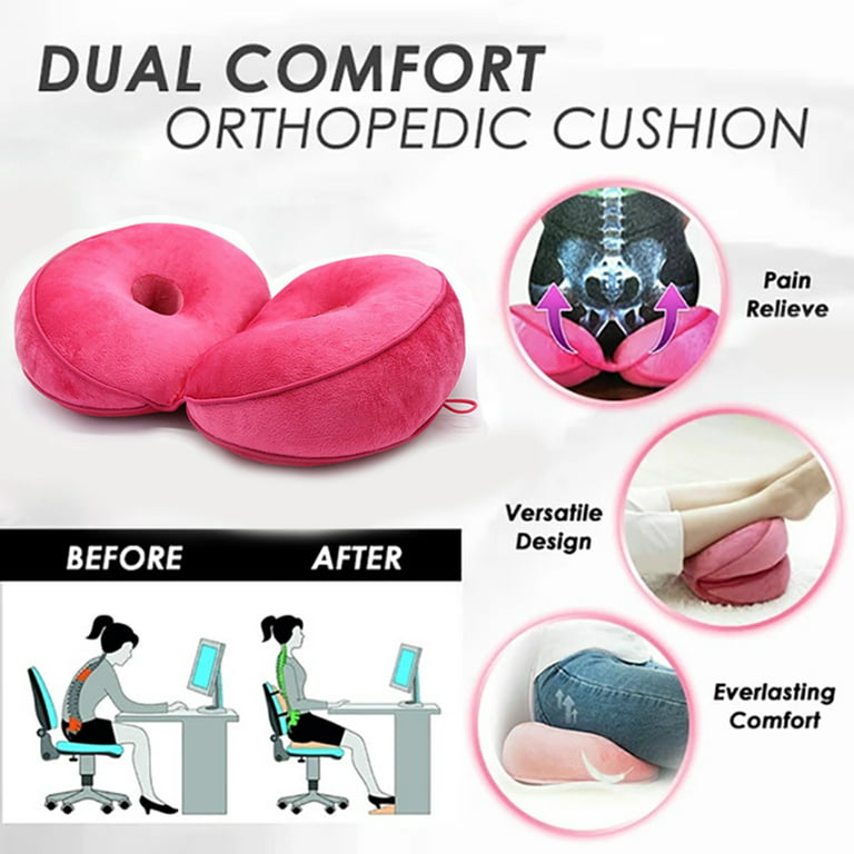 Orthopedic Memory Foam Seat Cushion Comfort Cushion Lift Hips Up Pelvic  Seat Posture Butt-Shaping Beauty Hip
