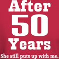 thumbnail image 3 of CafePress - 50Th Anniversary Funny Quote Dark T Shirt - Men's Classic Graphic Cotton T-Shirt, 3 of 4