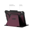 thumbnail image 4 of UAG iPad Air 11" Case (6th-8th Gen 2024-2026) M4/M3 - Rugged Auto Sleep/Wake Folio Cover w/Pencil Holder & Multi-Angle Adjustable Stand, Metropolis SE Bordeaux, 4 of 9