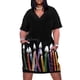 thumbnail image 1 of Velas de feliz cumpleaños Vestido de bolsillo suelto para mujer vestidos elegantes vestidos africanos de promoción para mujer, 1 of 6