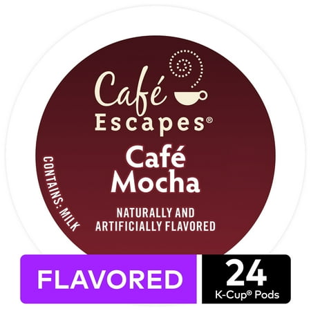 Caf Escapes Caf Mocha K-Cup Pods, 24 Count for Keurig Brewers