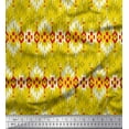 thumbnail image 1 of Soimoi Velvet Fabric Aztec Geometric Print Fabric by The Yard 58 Inch Wide, 1 of 3