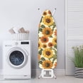 thumbnail image 3 of HELLHERO Sunflower Ironing Board Cover 3 Fasteners Dust Covers Polyester Fabric for Gifts Home Accessories, 3 of 5