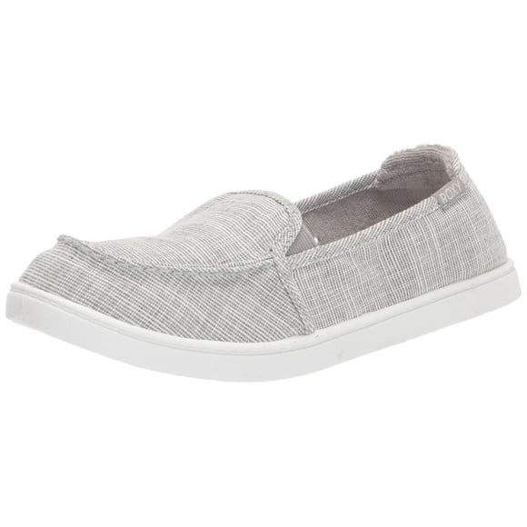 Roxy Women's Minnow Slip On Sneaker Shoe, Cool Grey, 9