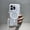Transparent White, variant on Phone Case - Cute Clear Fluorescent Color Magnetic Wireless Charge Phone Case for Iphone 16 15 14 13 12 11 Pro Max Plus Soft Silicone Back Cover Candy Color