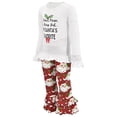 thumbnail image 2 of Unique Baby Girls Santas Favorite Christmas Outfit Ruffle Set (9Y, Red), 2 of 5