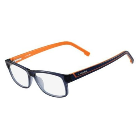 LACOSTE Eyeglasses L2707 421 Blue Steel-Orange 53MM