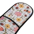 thumbnail image 2 of Dailycode Double Sided Oven Mitt with Loop Heat Resistant Kitchen Long Potholders 7" x 35" Flowers and Ladybirds, 2 of 6
