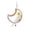 Purple, variant on Natural Bird Swing - Moon-Shaped Parrot Perch with Bell and Cork Toys, Spinning Wooden Stand for Parakeets, Budgies, Lovebirds and Small/Medium Birds.