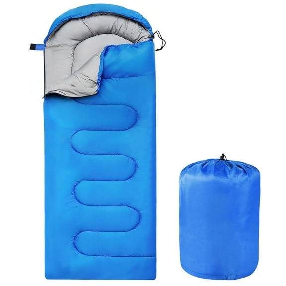Sleeping Bags for Adults Teens Kids with Compression Sack Portable and Lightweight for 3-4 Season Camping, Hiking,Waterproof, Backpacking and Outdoors