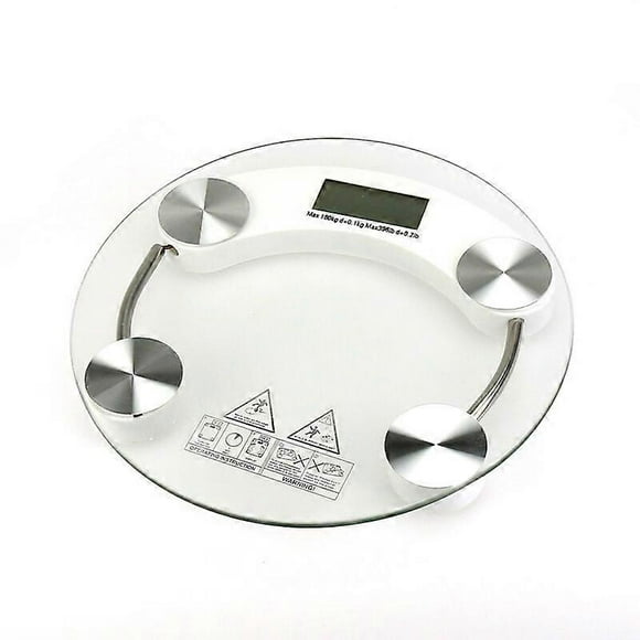 Pse-Personne Electronique, Balance Numrique, Design Ultra Fin avec Capteurs Haute Prcision et Verre Tremp 26*26*3cm