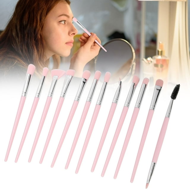 Brocha para colorete, brocha para maquillaje, brocha para sombra de ojos, hogar de viaje suave para regalos de mujer,Brocha para sombra de ojos Brocha cosmética Brocha de maquillaje Brocha de maquilla Higoodz Salud y Belleza