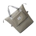 thumbnail image 4 of Bolsa de viaje Nikou elegante moderna suave impermeable para deportes gimnasio gris neutro tamaño libre, 4 of 12