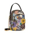 thumbnail image 7 of FORMRS Crossbody Bag for Women Quilted Travel Shoulder Cell Phone Purse with Chain Strap Handbag, Colorful Flowers, 7 of 7