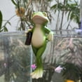 thumbnail image 6 of CIYISON Miniature Frogs Garden Statue Flower Pot Hangers Ornament Resins Frogs Figurines Plant Pot Decorations for Yard Outside, 6 of 12