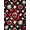 Red, Pattern 14, variant on ODIKA 4'x6' Machine Washable Non-Slip Area Rug, Graphic Burgundy High Traffic Rug, Red, 1295364