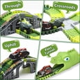 thumbnail image 5 of Teblint 247 Pcs Dinosaur Toys Race Car Track Set Toys, Flexible Dinosaur World Road Race Track Playset, 2 Pcs Dinosaur Car & Storage Box, Birthday Party Best Gift for 3-7 Year Old Kids, 5 of 10