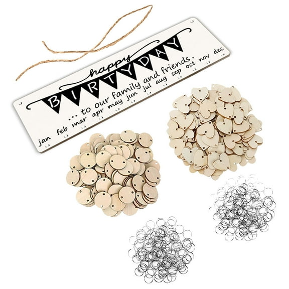 Hemoton  Celebration Plaque Giant Letters for Wall Decor Advent Calendar Children Calendars Black