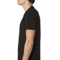 thumbnail image 4 of Adult 4.5 oz., 100% Ringspun Cotton nano-T� V-Neck T-Shirt (BLACK - M), 4 of 4