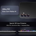 thumbnail image 5 of For Samsung Galaxy S25 ENKAY Hat-Prince Camera Lens Protector Metal Ring Lens Film - Black, 5 of 5