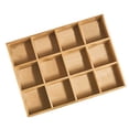 thumbnail image 3 of Action Figure Wooden Storage Shelf, Large Space  12 Grids Shadow Box Display Shelf Beautiful  for Study With Back Panel,Without Back Plate, 3 of 8