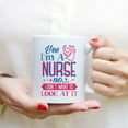 thumbnail image 3 of Custom Mugs Yes I'm Nurse No I Don't Want To Look At Funny Nurses Student Medical Gifts Santa Christmas Presents Ceramic Coffee 11oz 15oz Mug, 3 of 7
