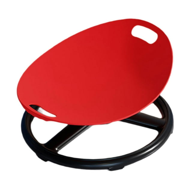 Silla giratoria para niños, juguete sensorial estable y antideslizante, ideal para el desarrollo Rojo