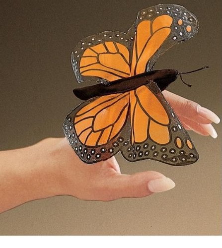 butterfly finger puppet