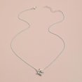 thumbnail image 5 of Five-pointed Star Aesthetic Necklace Fashion Simple Hollow Clavicle Chain Women Girl Wedding Jewelry Party Birthday Gift, 5 of 5