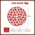 thumbnail image 3 of KLL Strawberries Christmas Tree Skirt 36" ,Party Decorations Farmhouse for Christmas Decorations Holiday Party, 3 of 6