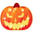 thumbnail image 2 of Northlight LED Lighted Jack-O-Lantern Halloween Marquee Style Decoration - 7.5", 2 of 9