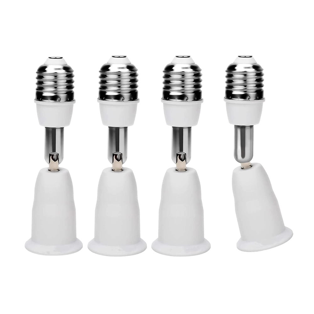 4Pack E26/E27 Light Socket Extender, 4.5 Inch Extension,Adjustable
