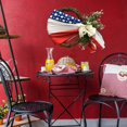 thumbnail image 4 of Setting Props Wreath Garland Home Decoration Artificial Flower Holiday Scene Layout Independence Day American Flag, 4 of 6