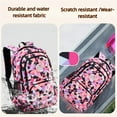thumbnail image 5 of Women's Backpack and Lunch Box, 6 Pack Geometric Print Women's Backpack, Cute Backpack Set for Travel, Outdoor Picnic., 5 of 7