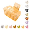 thumbnail image 2 of French Hair Claw Clip Small Solid Color Rectangle Hair Clamp Geometric Hair Claw, 2 of 10