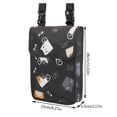 thumbnail image 3 of Accessories Car Hanging Bag for Front Handlebar with Large Capacity and Three Compartments Motorcycle Hanging Storage Organizer for Easy and Spacious Carrying, 3 of 4