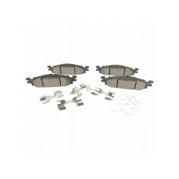 Front Brake Pad Set - Compatible with 2011 - 2019 Ford Explorer 2012 2013 2014 2015 2016 2017 2018