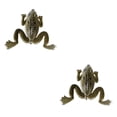 thumbnail image 4 of QualitChoice Appât Factice Surface Leurre Faible Résistance Forte Ténacité Fil d'Acier Biseauté Outils de Pêche Motif Écailles de Poisson Simulé Marron 2ensemble, 4 of 6